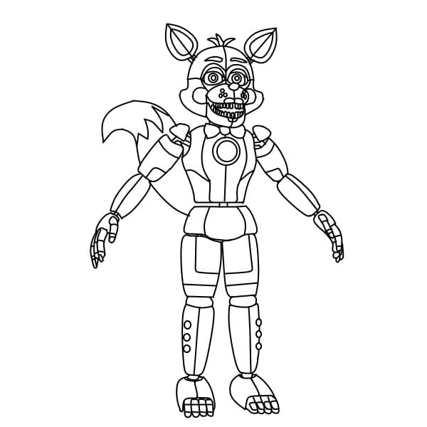 Foxy i Five Nights at Freddy's fargelegging