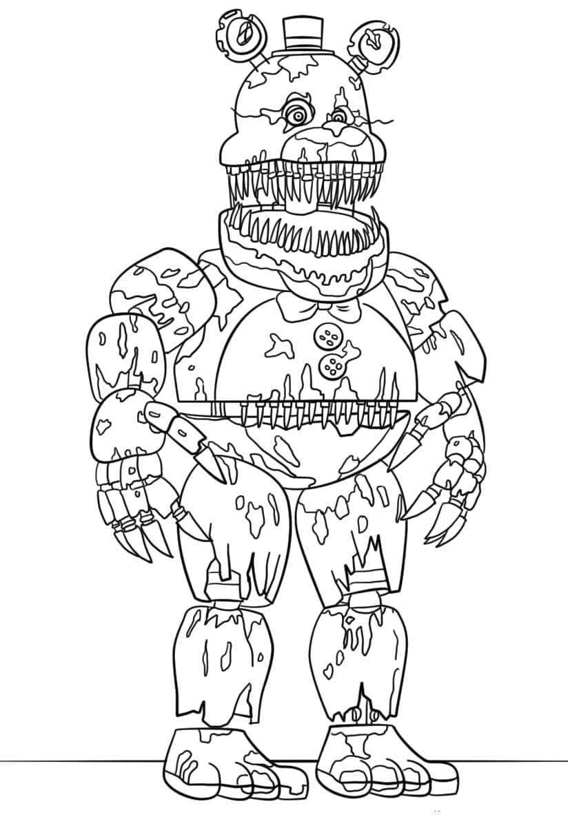 Freddy i Five Nights at Freddy's fargelegging