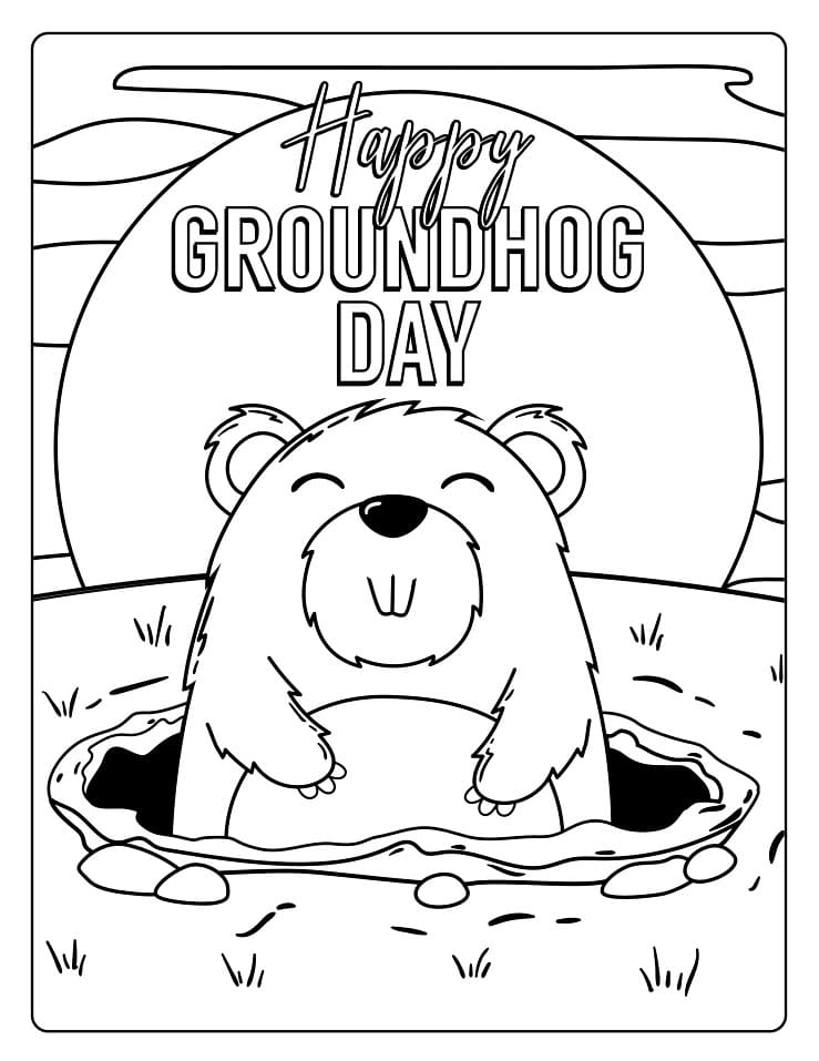 Groundhog Day 1 fargelegging