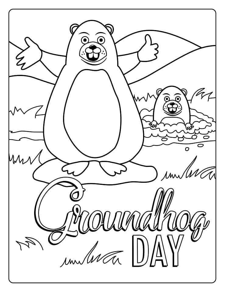 Groundhog Day 4 fargelegging