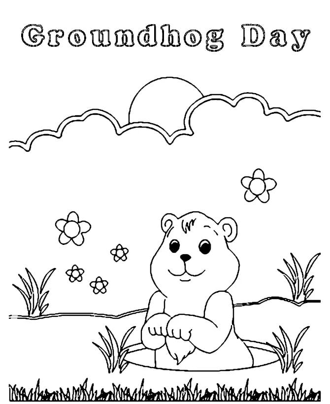 Groundhog Day gratis fargelegging