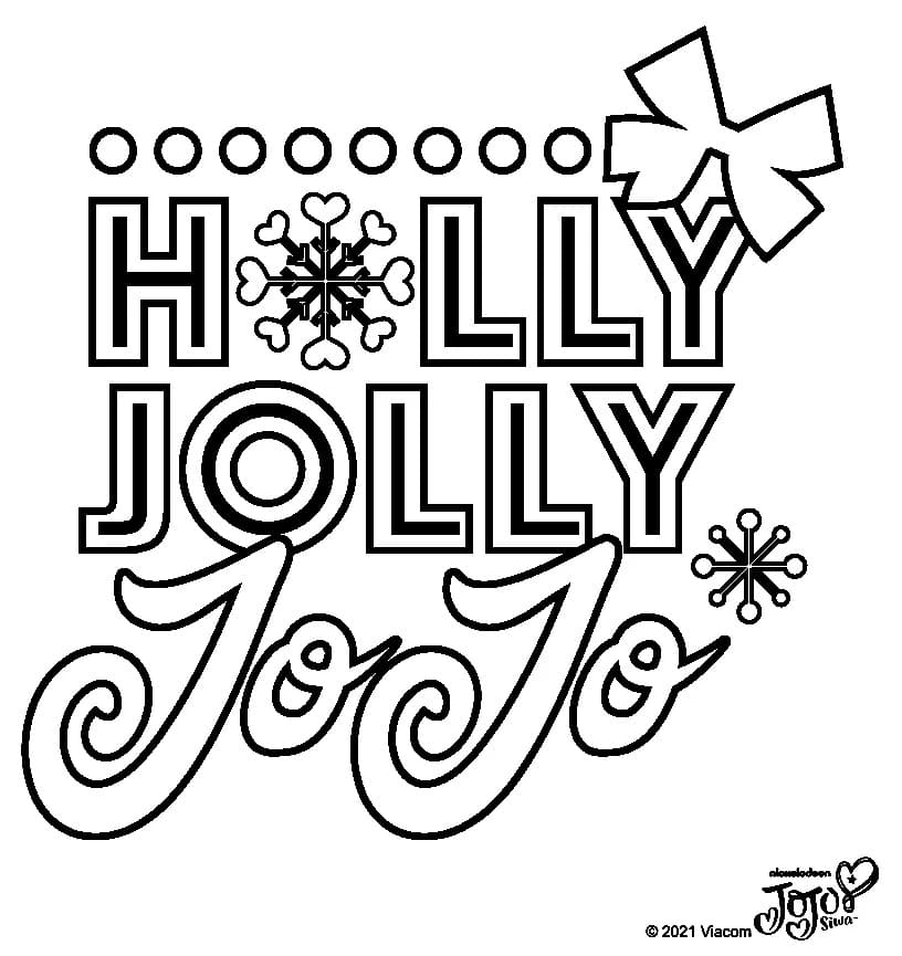 Holly Jolly Jojo fargeleggingsside