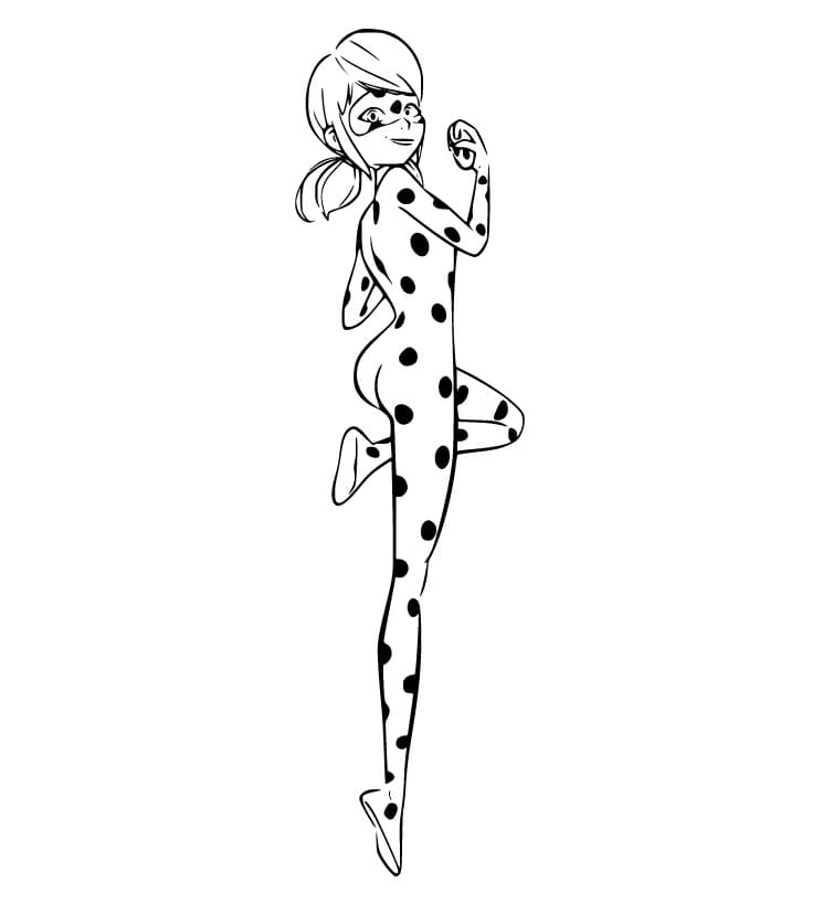 Marinette Ladybug fargelegging