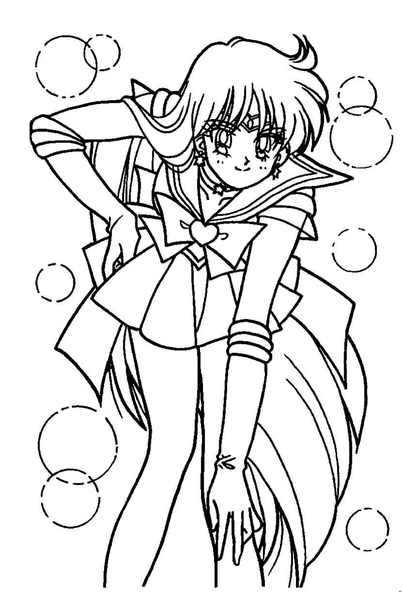 Rei Hino Sailor Mars fargelegging