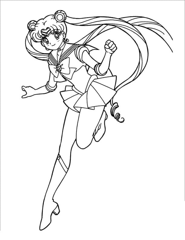 Sailor Moon Usagi fargelegging