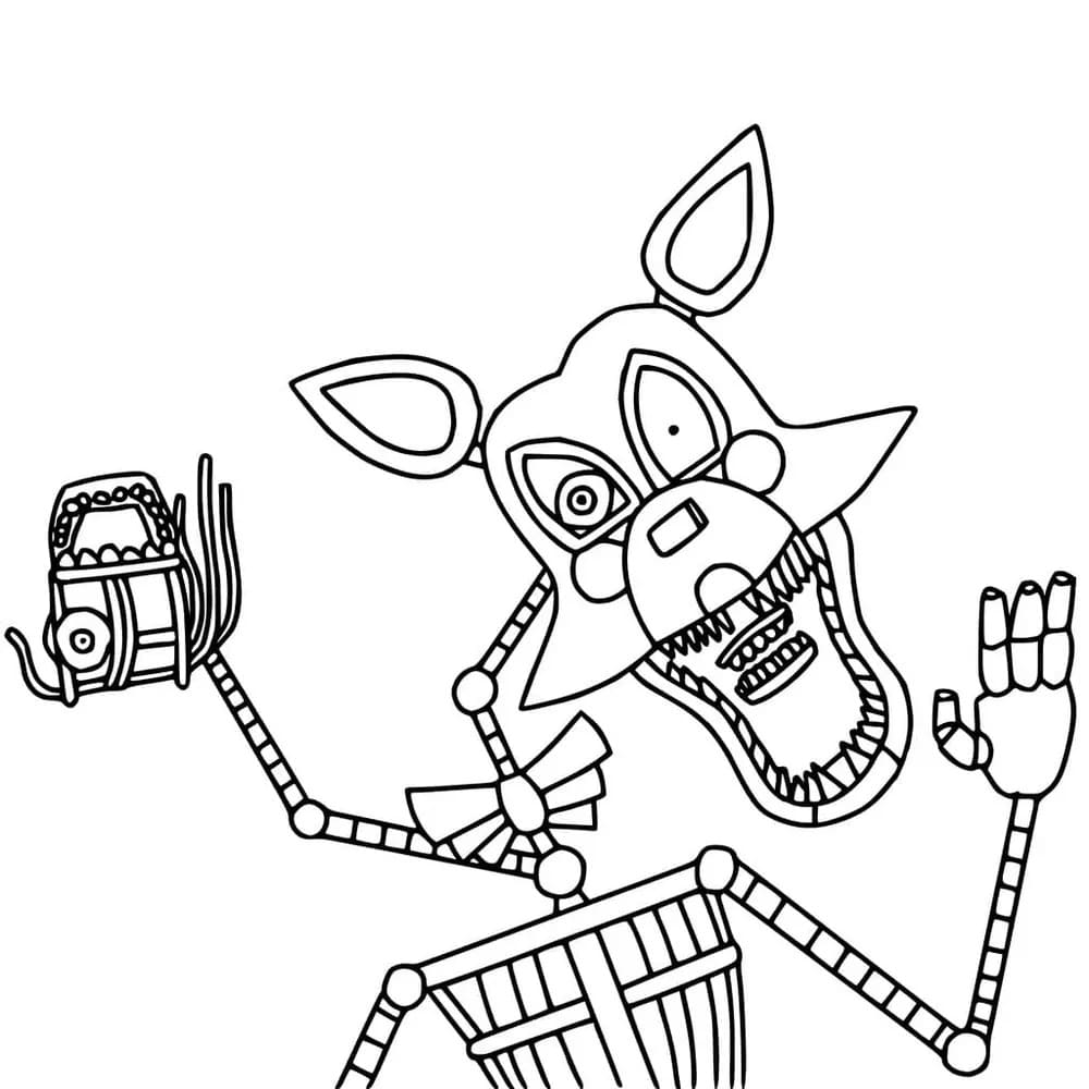 Skummel Five Nights at Freddy's fargelegging