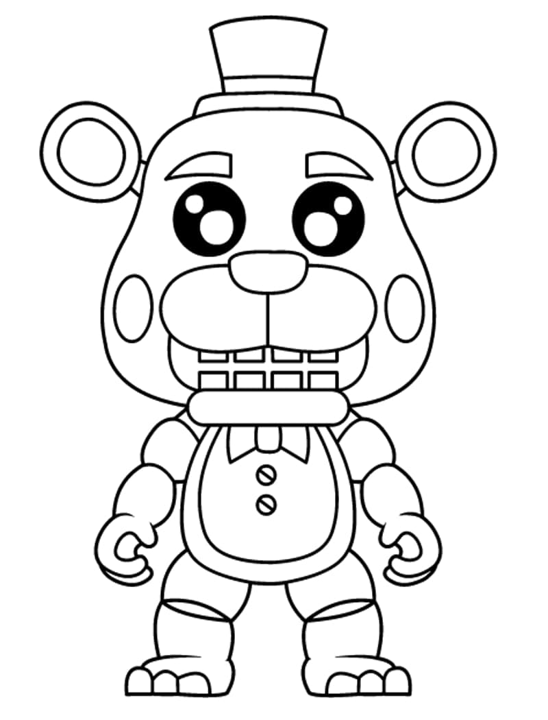 Søt Freddy Five Nights at Freddy's fargelegging