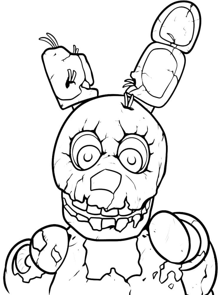 Springtrap Five Nights at Freddy's fargelegging