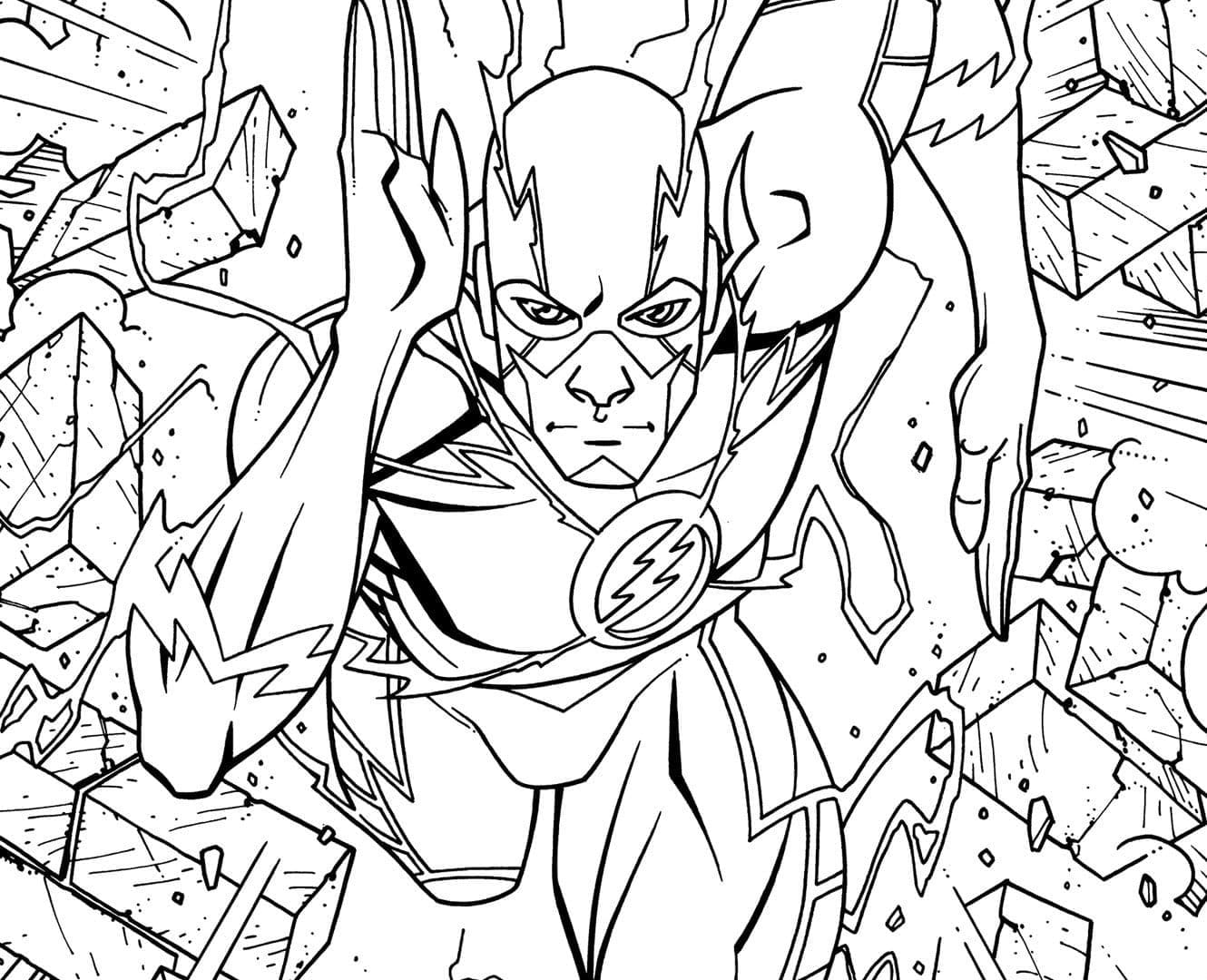 The Flash Barry Allen fargelegging