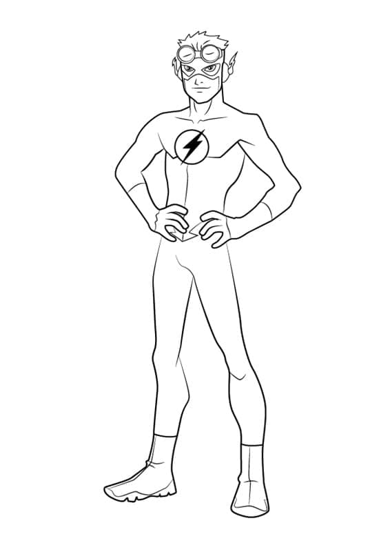 The Flash Wally West fargelegging