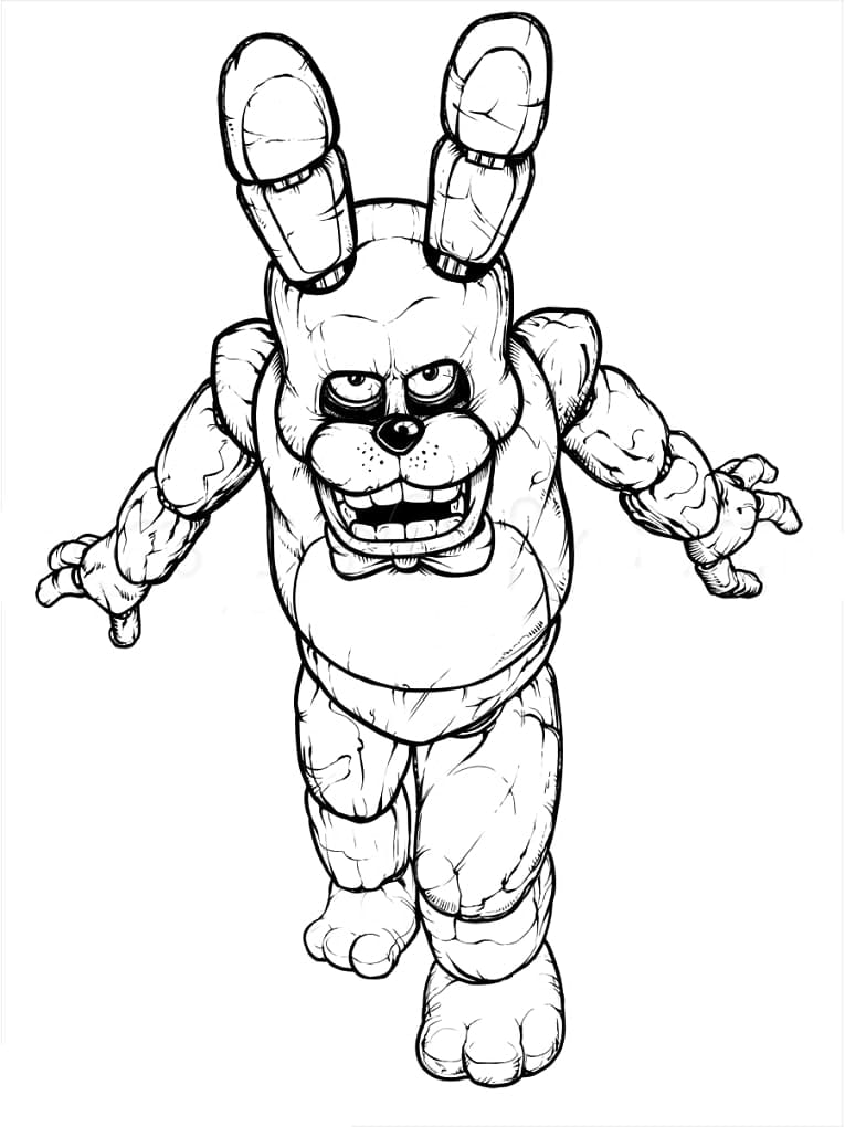 Withered Bonnie fargelegging