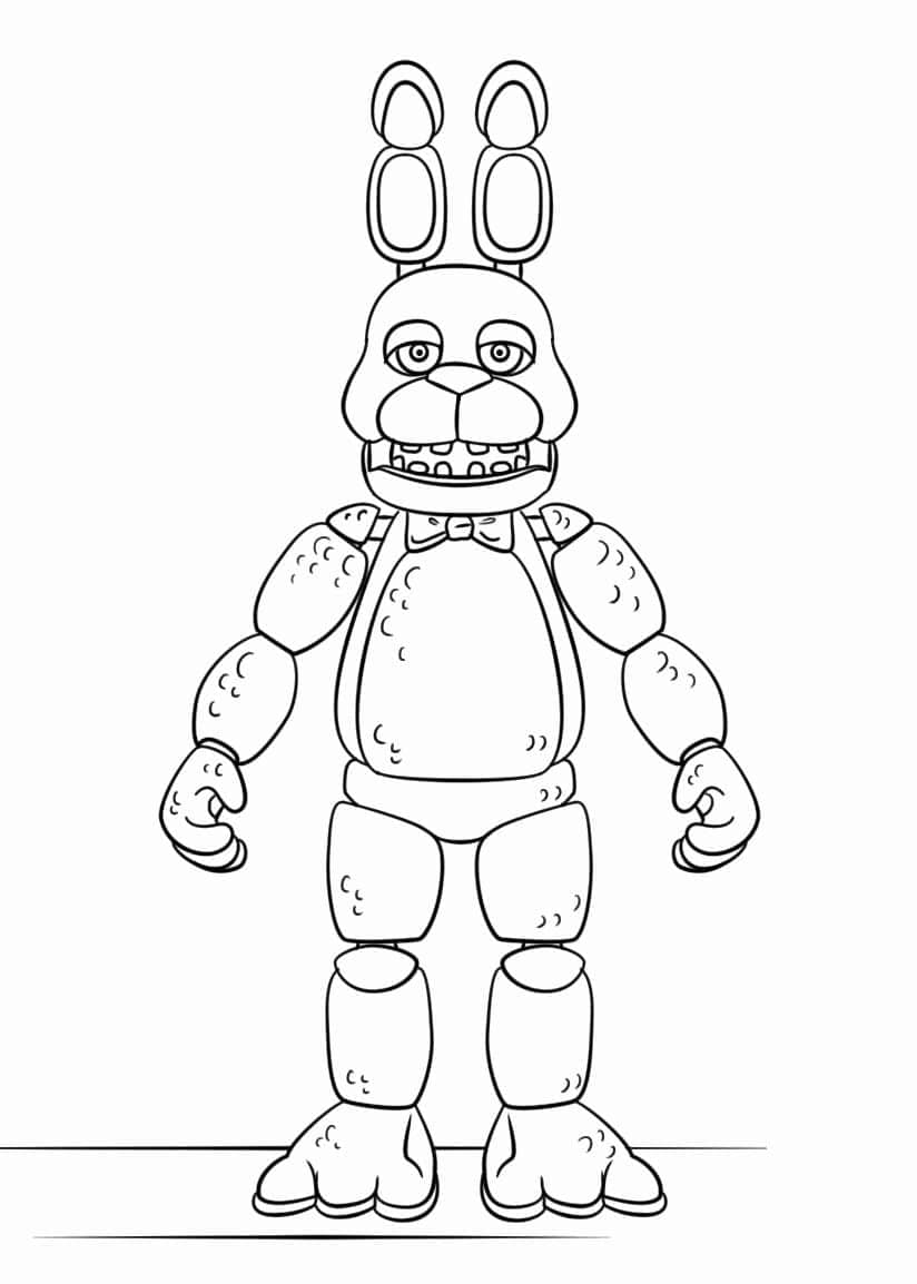 Withered Bonnie i Five Nights at Freddy's fargelegging