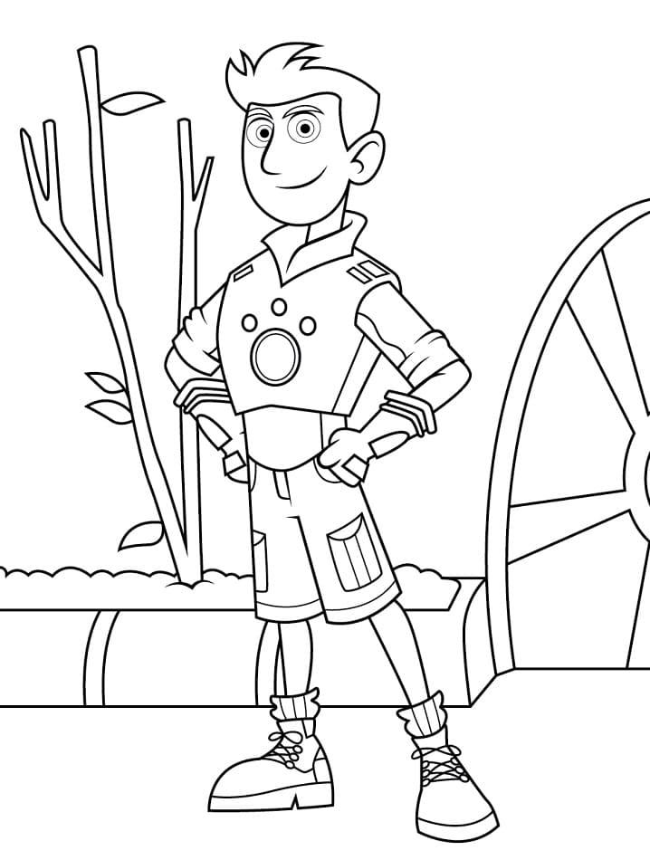 Chris Kratt fargelegging