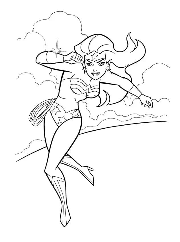 DC-Superhelter Wonder Woman fargelegging