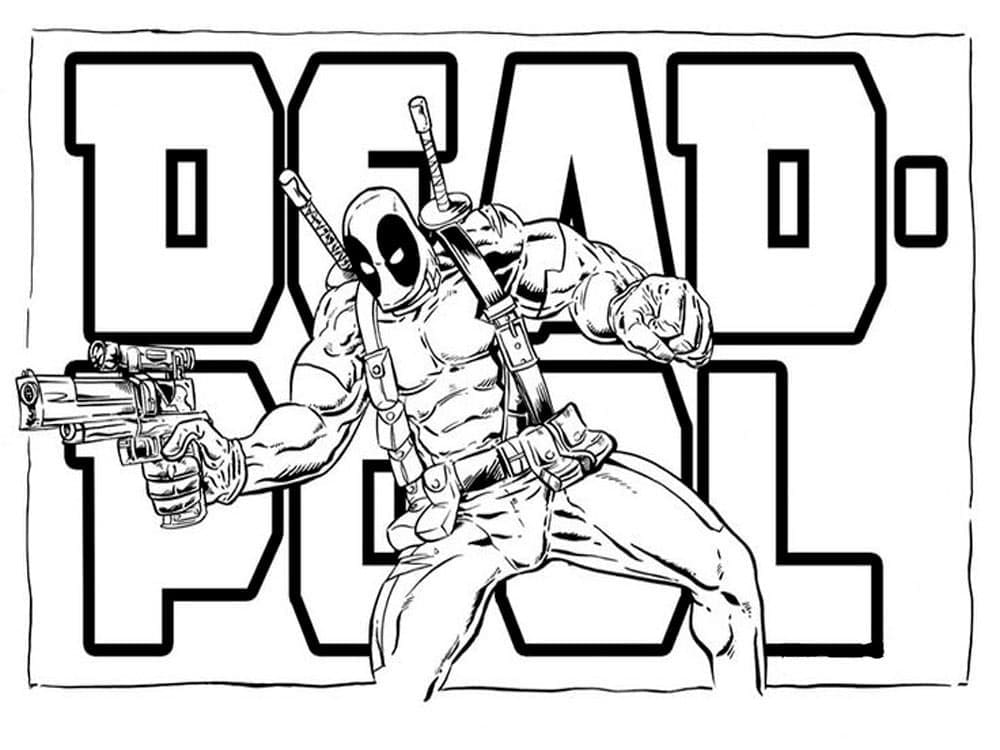 Deadpool 10 fargelegging