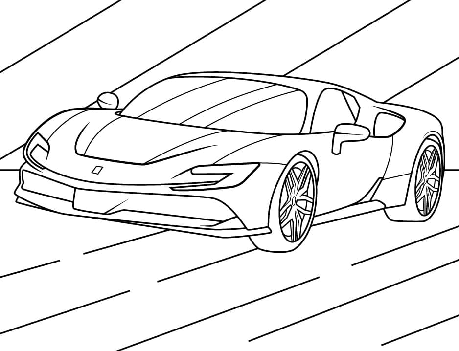 Ferrari Bil fargeleggingsside