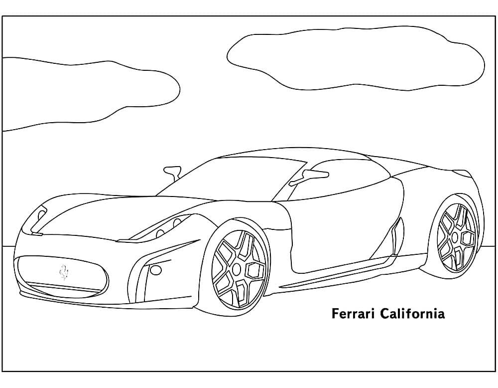 Ferrari California fargeleggingsside