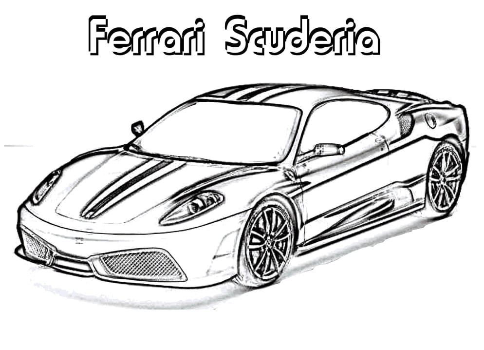 Ferrari Scuderia fargelegging