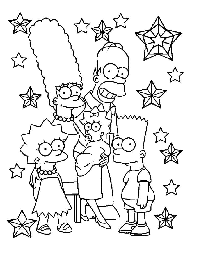 Simpsons fargelegging