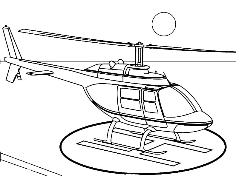 Helikopter 1 fargelegging