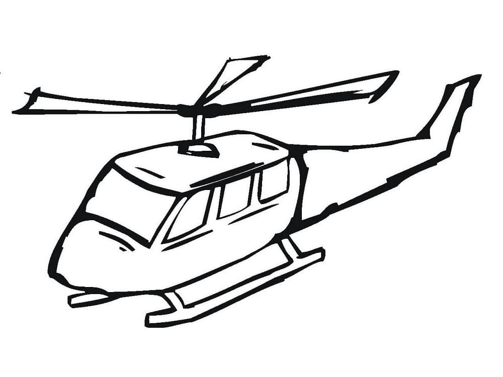 Helikopter 3 fargelegging