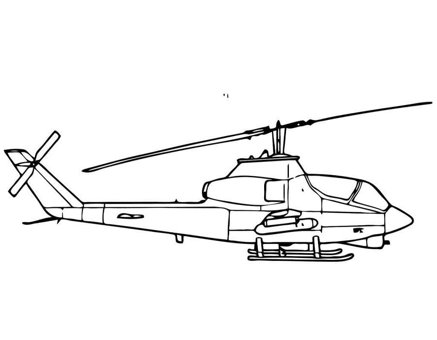 Helikopter for barn fargelegging