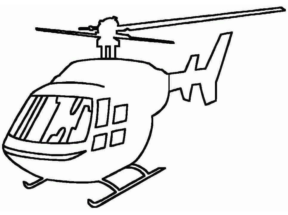 Helikopter gratis 2 fargelegging