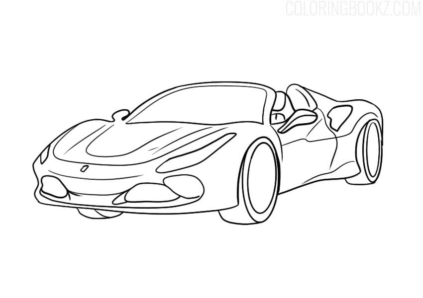 Kul Ferrari fargeleggingsside
