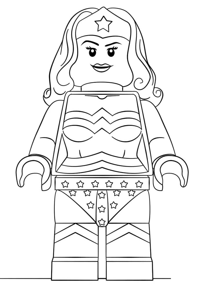 Lego Wonder Woman fargelegging