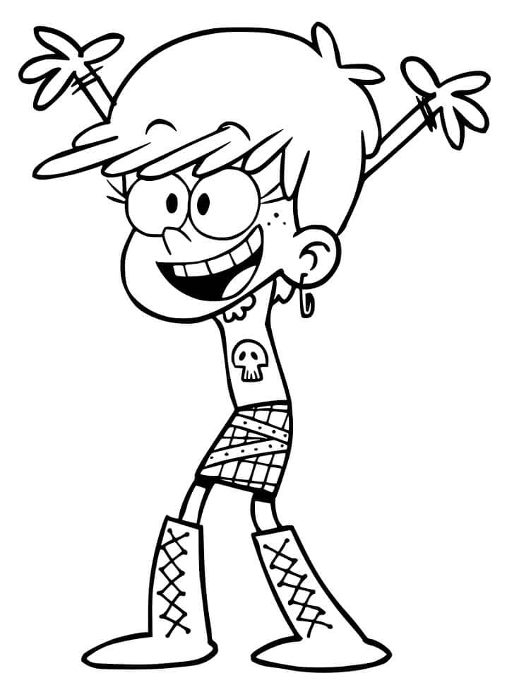 Luna Loud fargelegging