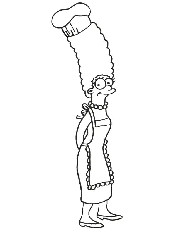 Marge Simpson fargeleggingsside