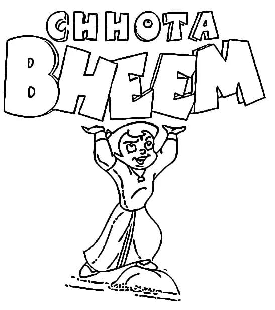 Sterk Chhota Bheem fargelegging