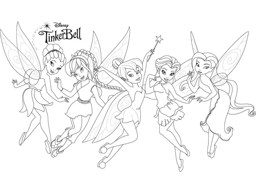 Tinker Bell Disney Fairies fargelegging