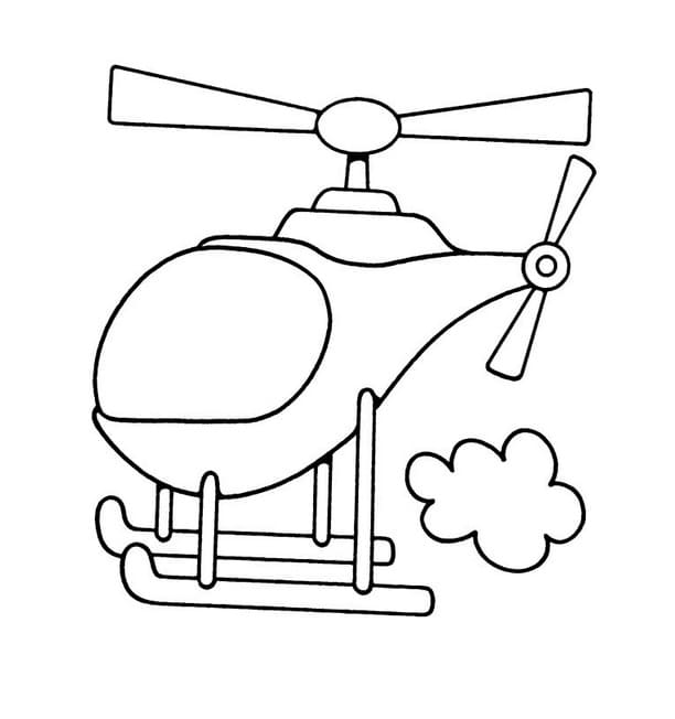 Veldig enkelt helikopter fargelegging