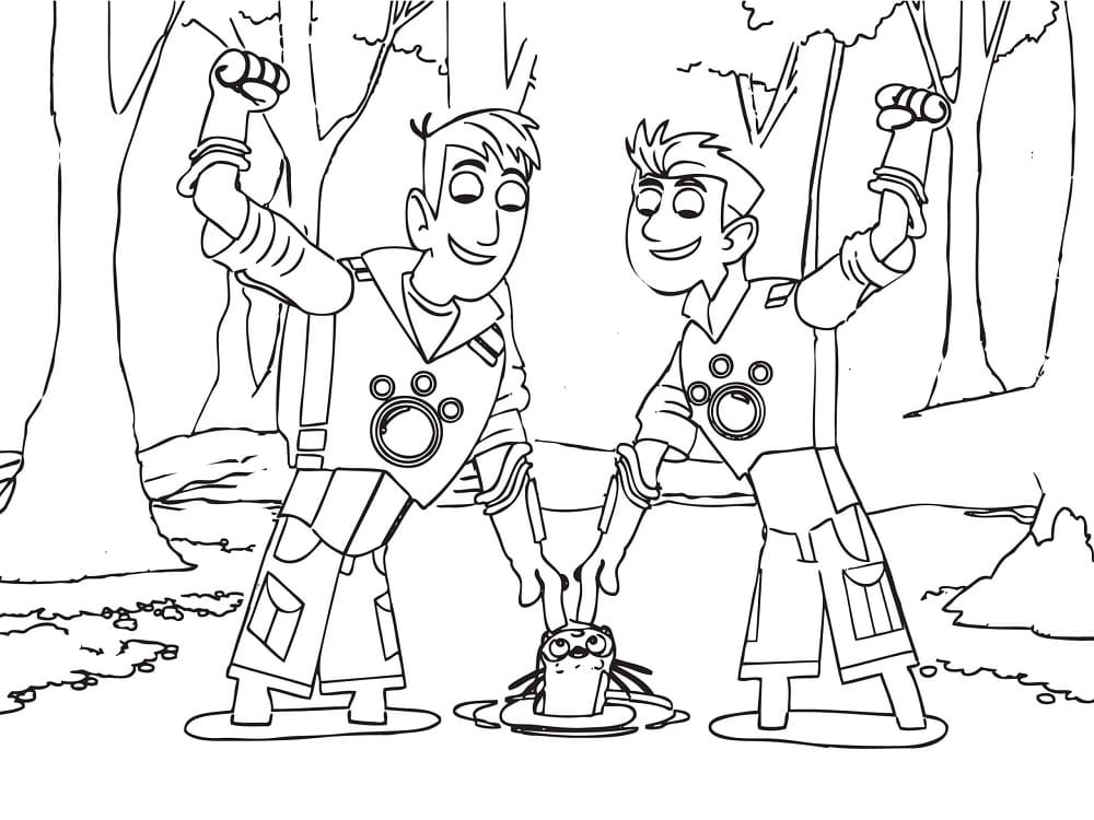 Wild Kratts 3 fargeleggingsside