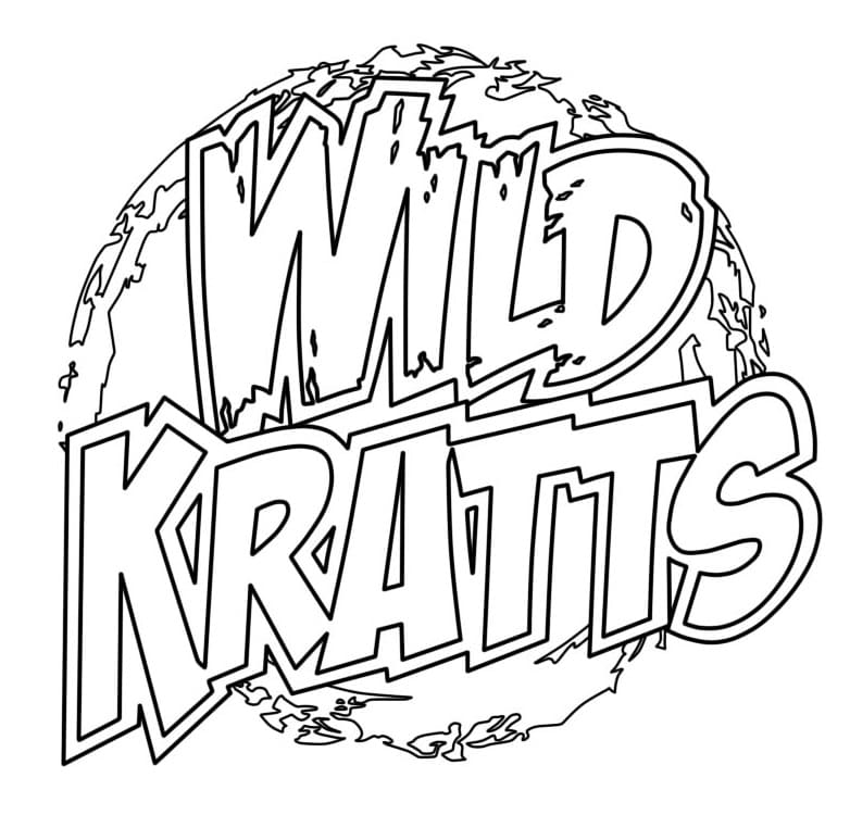 Wild Kratts Logo fargelegging