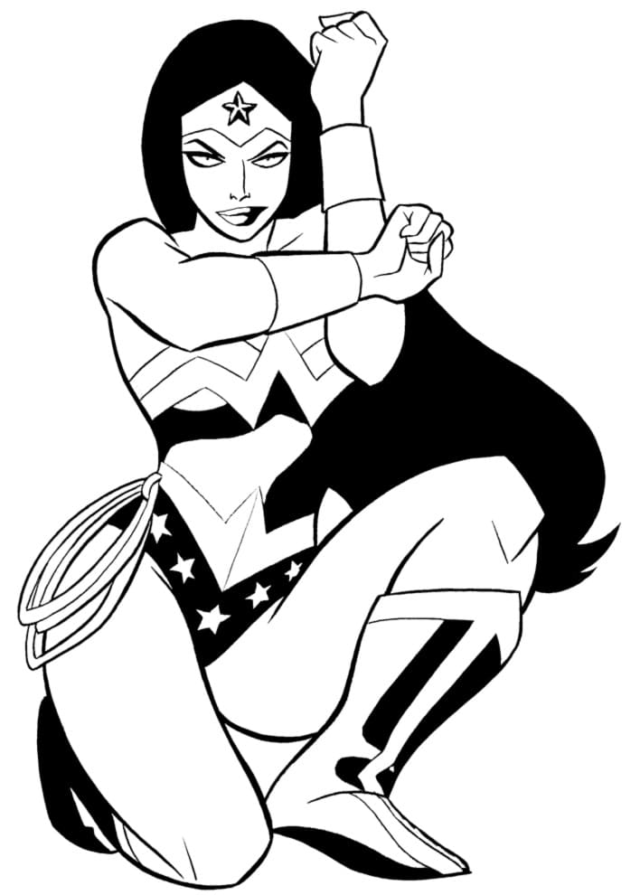 Wonder Woman er Kul fargelegging