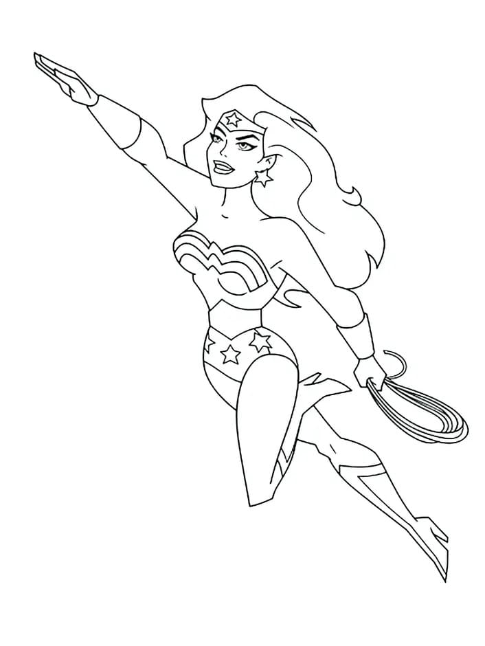 Wonder Woman For Barn fargelegging