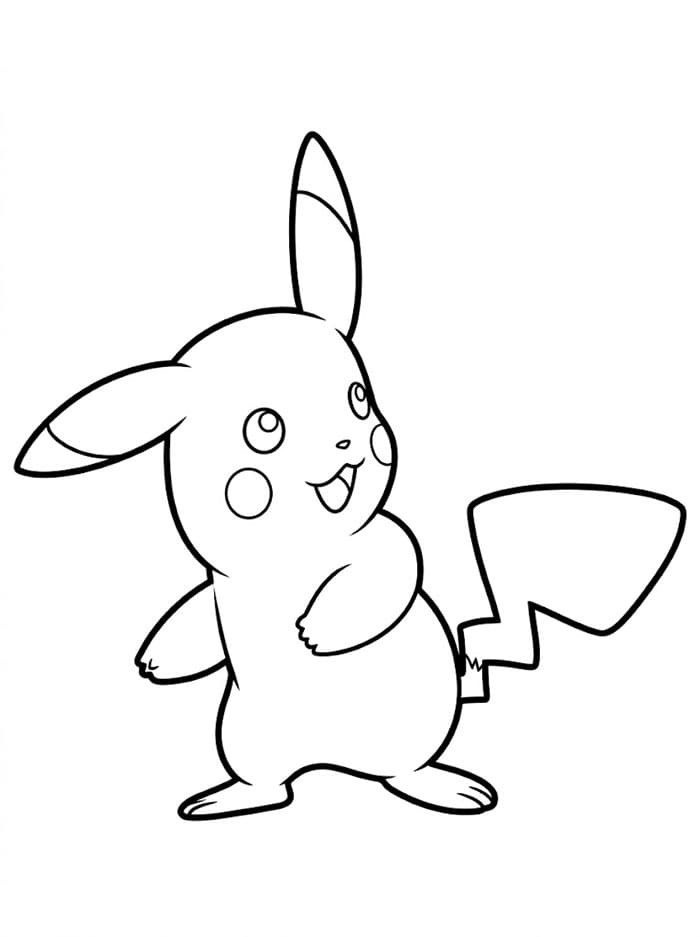 Grunnleggende Pikachu fargelegging