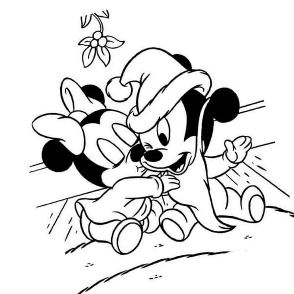 Lille Minnie Mouse Klemmer Mikke Mus fargelegging