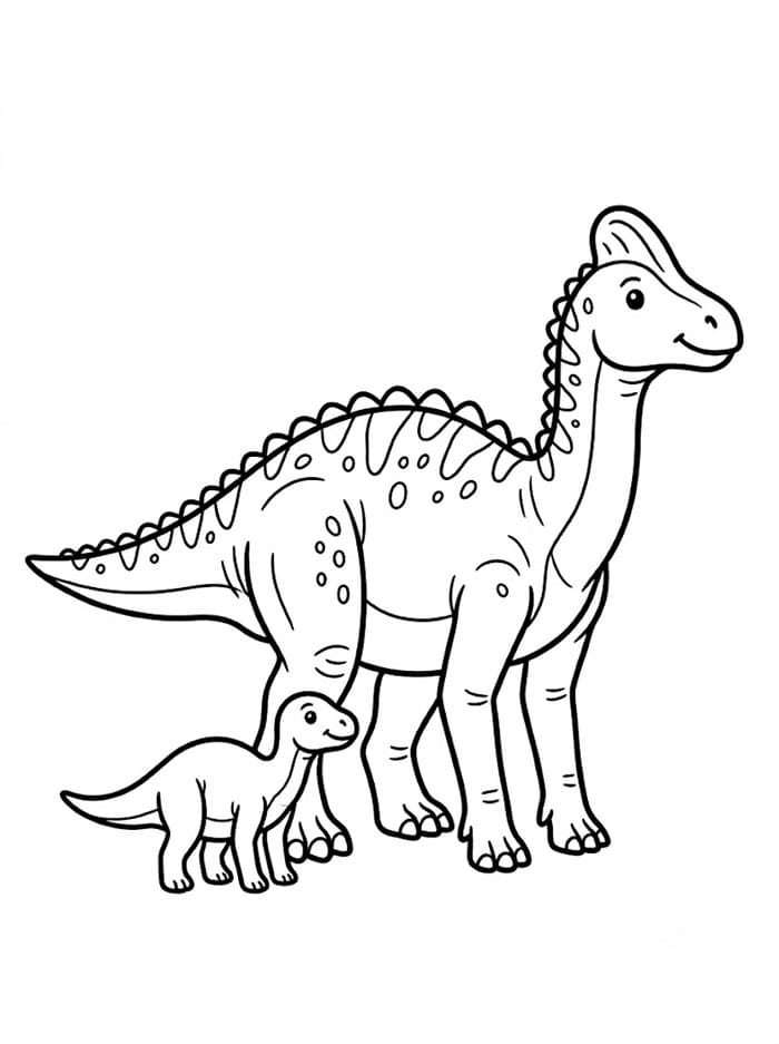 Maiasaurus fargeleggingsside