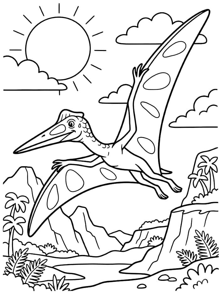 Quetzalcoatlus fargeleggingsside