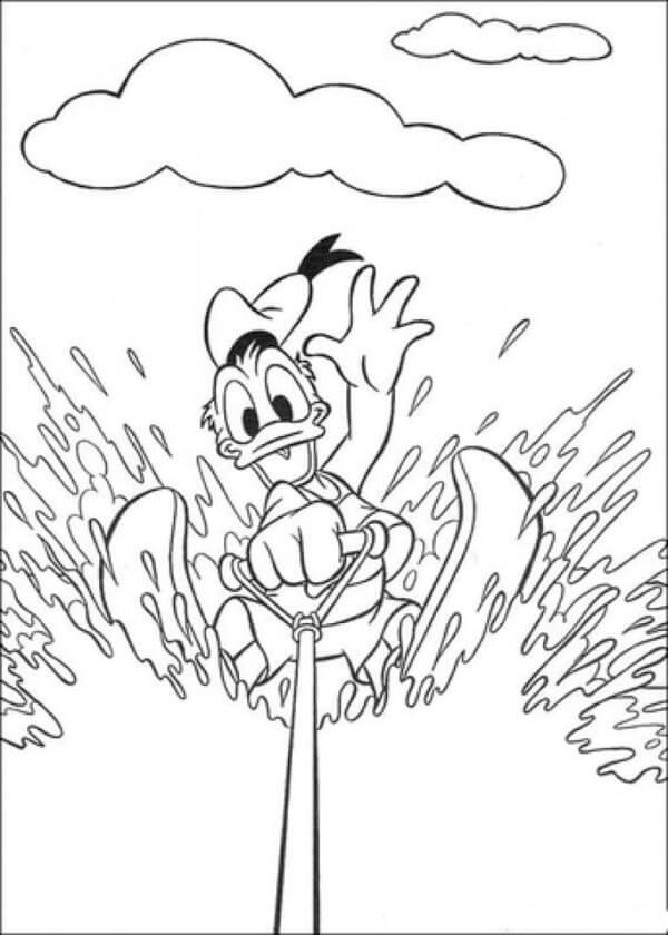 Donald Duck Fargelegging - Fargelegging.Com