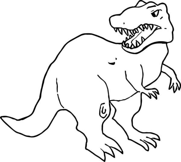 Gratis T-Rex fargeleggingsside