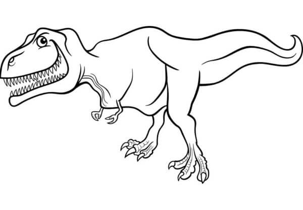 Populær Tyrannosaurus Rex fargelegging