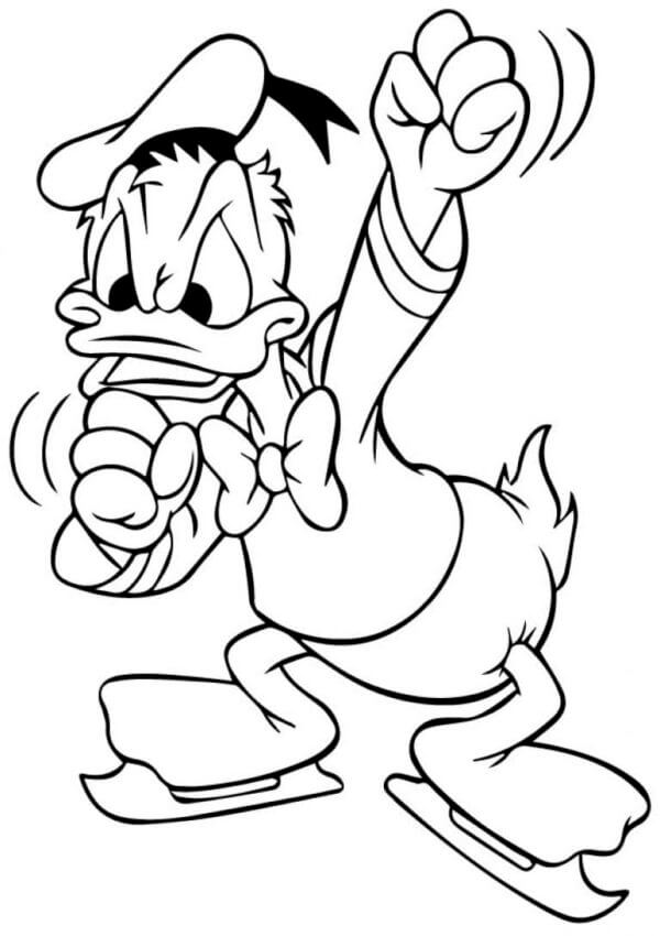 Sint Donald Duck fargeleggingsside