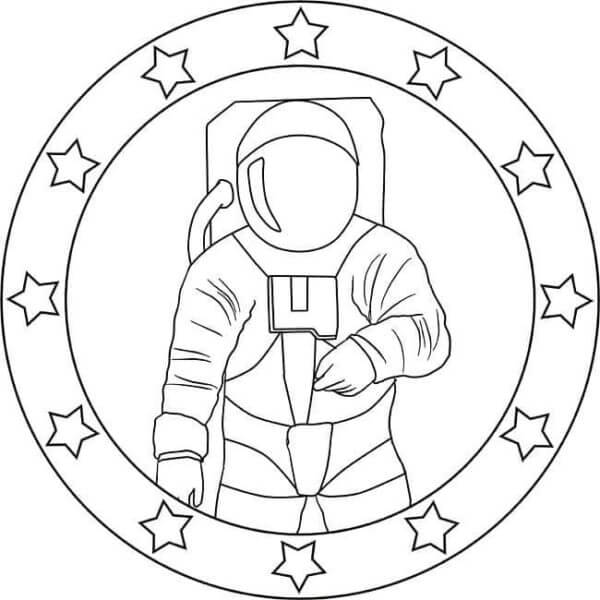 Astronaut fargelegging