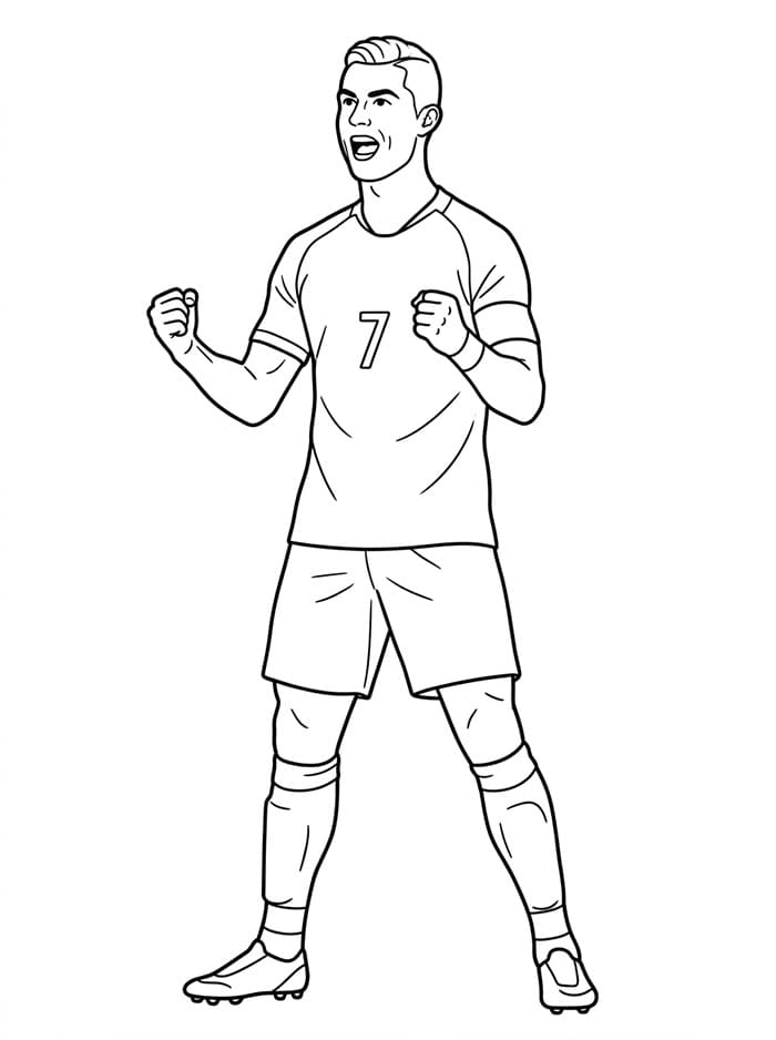 Glad Cristiano Ronaldo fargelegging