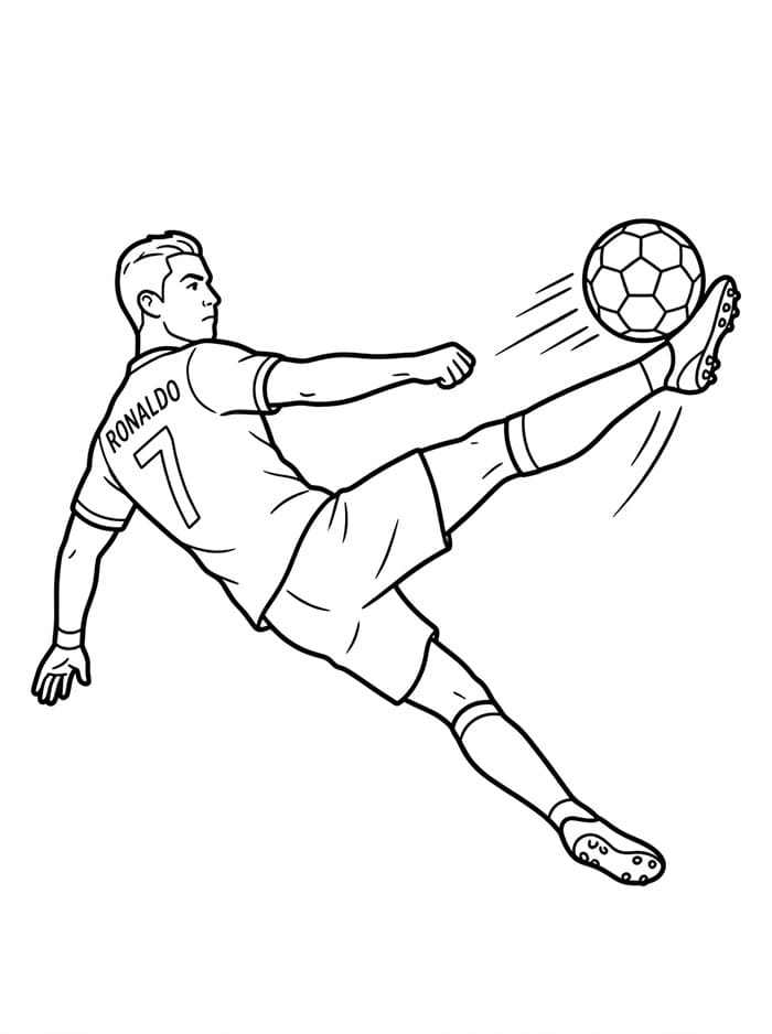 Hyggelig Cristiano Ronaldo fargelegging