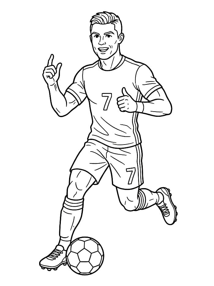 Kjempebra Cristiano Ronaldo fargelegging